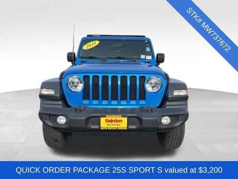 Used 2021 Jeep Wrangler Unlimited Sport S image 2
