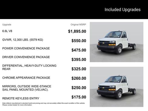 New 2024 Chevrolet Express 3500 w/ Power Convenience Package image 2