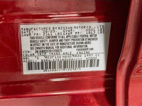 Used 2024 Nissan Sentra SV w/ All-Weather Package FWD image 30