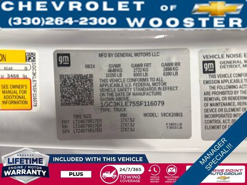 New 2025 Chevrolet Silverado 2500 W/T w/ WT/CX Safety Package image 34