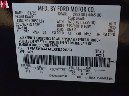 Used 2020 Ford Explorer 4WD Police Interceptor image 22