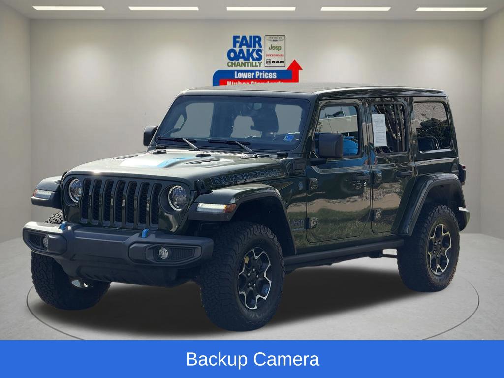 Certified 2023 Jeep Wrangler Unlimited Rubicon 4xe w/ Cold Weather Group AWD/4WD image 3