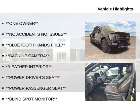 Used 2023 Ford F150 Tremor w/ Equipment Group 402A High AWD/4WD image 6