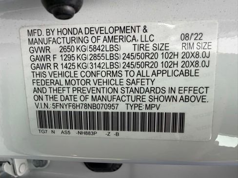 Used 2022 Honda Pilot Black Edition image 49