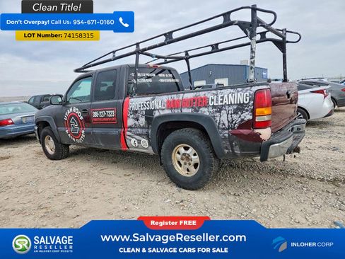 Used 2002 GMC Sierra 1500 4dr Extended w/ Sierra Professional Pkg image 3