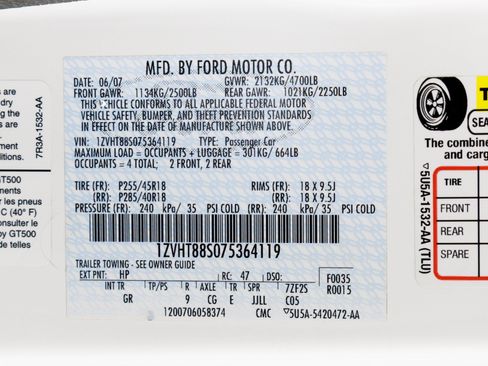 Used 2007 Ford Mustang Shelby GT500 RWD image 76