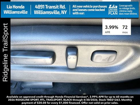 New 2026 Honda Ridgeline TrailSport image 13