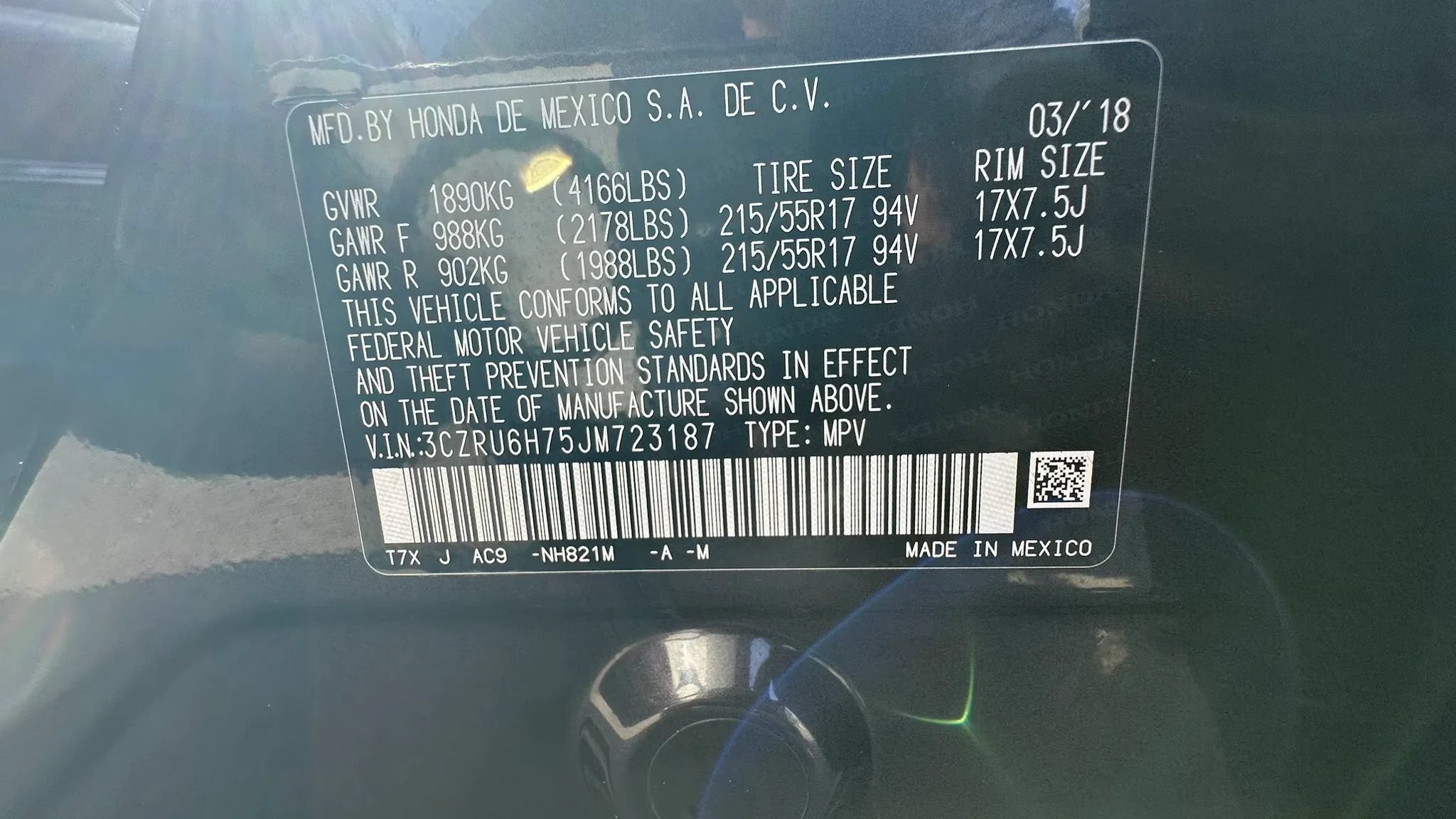 Used 2018 Honda HR-V EX-L image 13