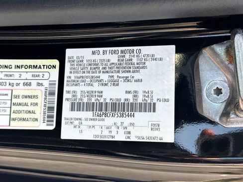 Used 2015 Ford Mustang GT Premium w/ 50 Years Appearance Package RWD image 30