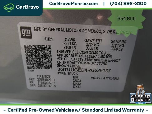 Certified 2024 GMC Sierra 1500 Denali w/ Denali Reserve Package AWD/4WD image 49