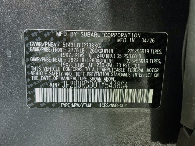 New 2026 Subaru Outback Limited XT AWD/4WD image 33