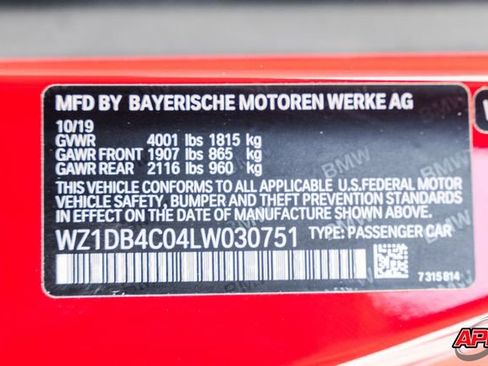Used 2020 Toyota Supra Premium w/ Driver Assist Package RWD image 73