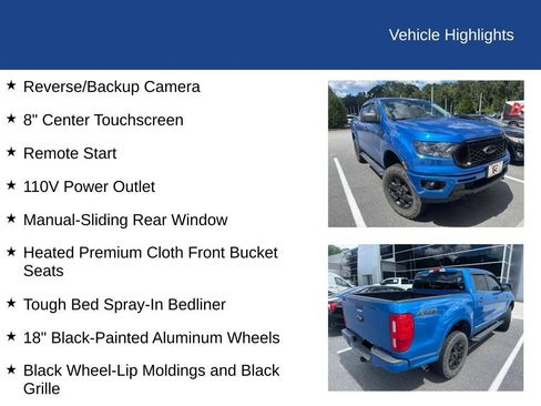 Used 2023 Ford Ranger XLT w/ Equipment Group 302A High AWD/4WD image 6