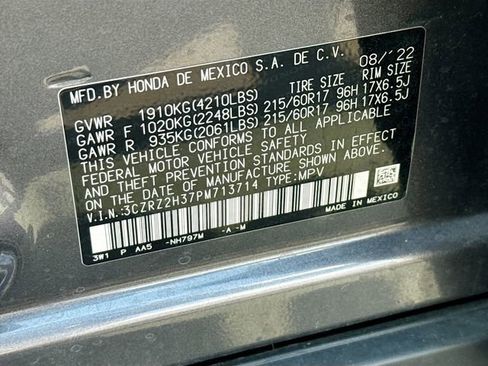 Certified 2023 Honda HR-V LX image 29