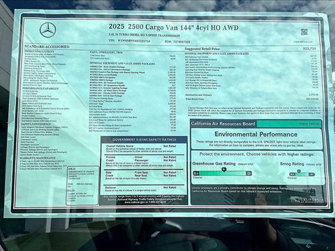 New 2025 Mercedes-Benz Sprinter 2500 image 19