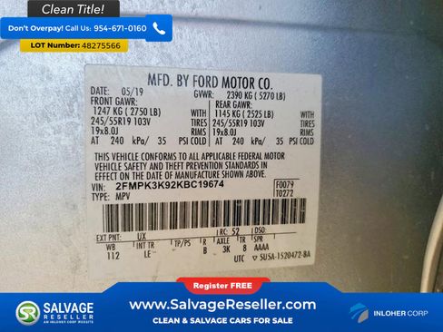 Used 2019 Ford Edge Titanium image 17