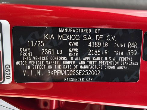 New 2025 Kia K4 GT-Line Turbo image 30