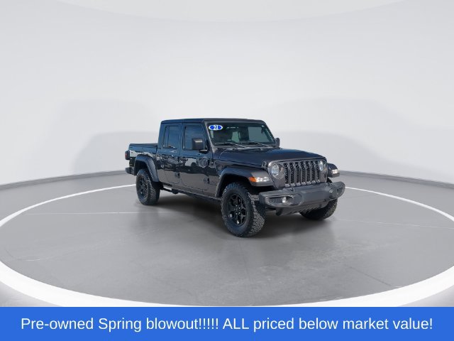 Used 2021 Jeep Gladiator Sport w/ Quick Order Package 24Q 80Th AWD/4WD image 2