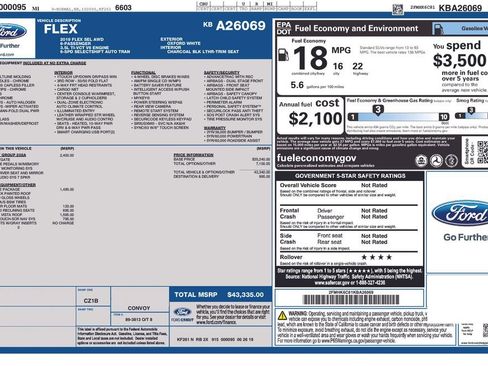 Used 2019 Ford Flex SEL w/ Equipment Group 202A AWD/4WD image 40