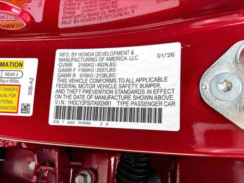 New 2026 Honda Accord Sport image 21