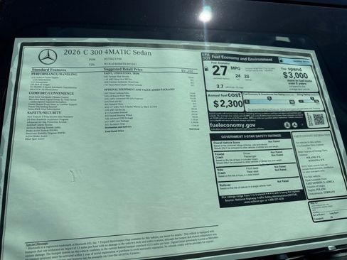 New 2026 Mercedes-Benz C 300 4MATIC Sedan image 19