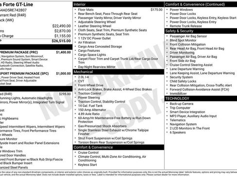 Used 2024 Kia Forte GT-Line w/ GT-Line Premium Package FWD image 6