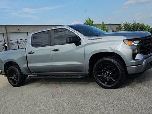 Used 2024 Chevrolet Silverado 1500 Custom w/ Turbomax Blackout Package AWD/4WD image 2