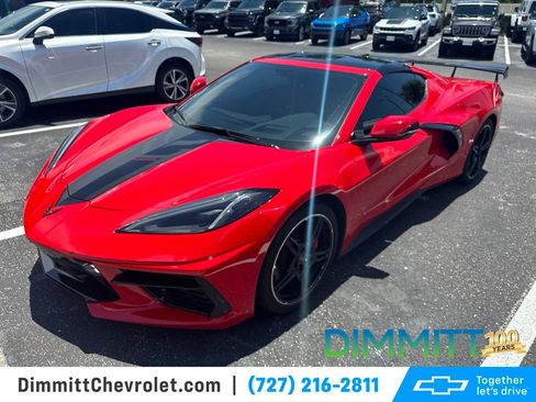 Used 2021 Chevrolet Corvette Stingray Preferred Cpe RWD image 1