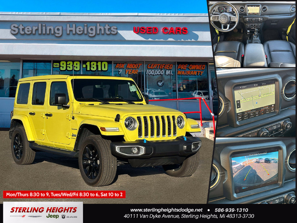 Used 2023 Jeep Wrangler Unlimited Sahara w/ Cold Weather Group AWD/4WD image 1