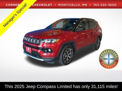 Used 2025 Jeep Compass Limited AWD/4WD image 1