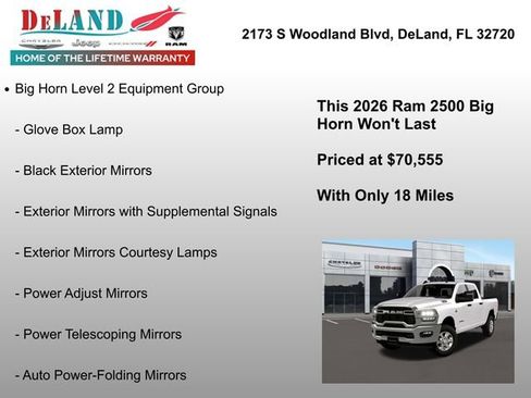New 2026 RAM 2500 Big Horn image 18