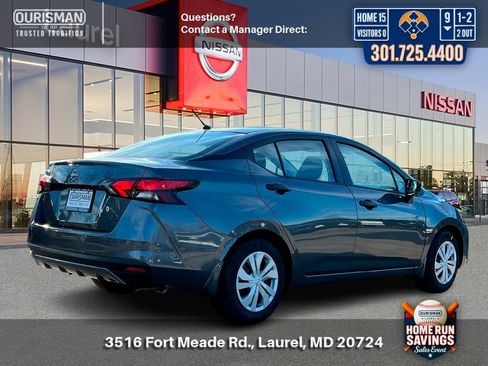 New 2025 Nissan Versa S w/ Trunk Package FWD image 2
