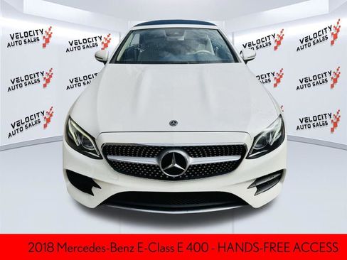Used 2018 Mercedes-Benz E 400 4MATIC Cabriolet w/ Premium 2 Package (Q02) image 20