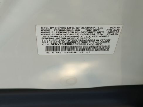 Used 2016 Honda Pilot Touring image 33