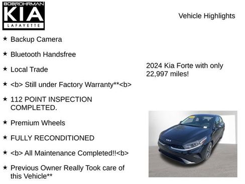 Used 2024 Kia Forte LXS w/ LXS Technology Package FWD image 7