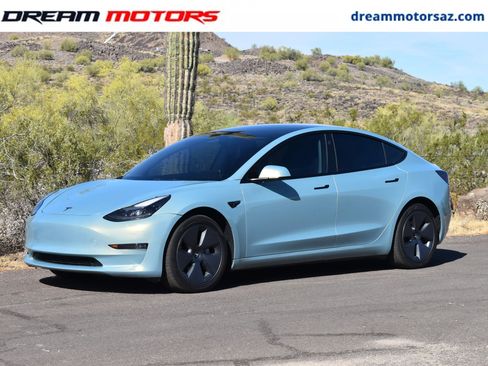 Used 2022 Tesla Model 3 Long Range AWD/4WD image 1
