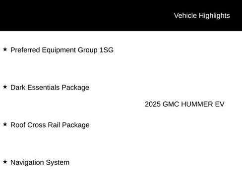 Used 2025 GMC Hummer EV 3X w/ LPO, Roof Cross Rail Package AWD/4WD image 12