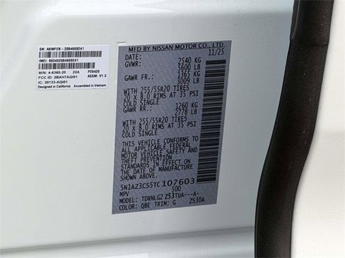 New 2026 Nissan Murano SL image 25