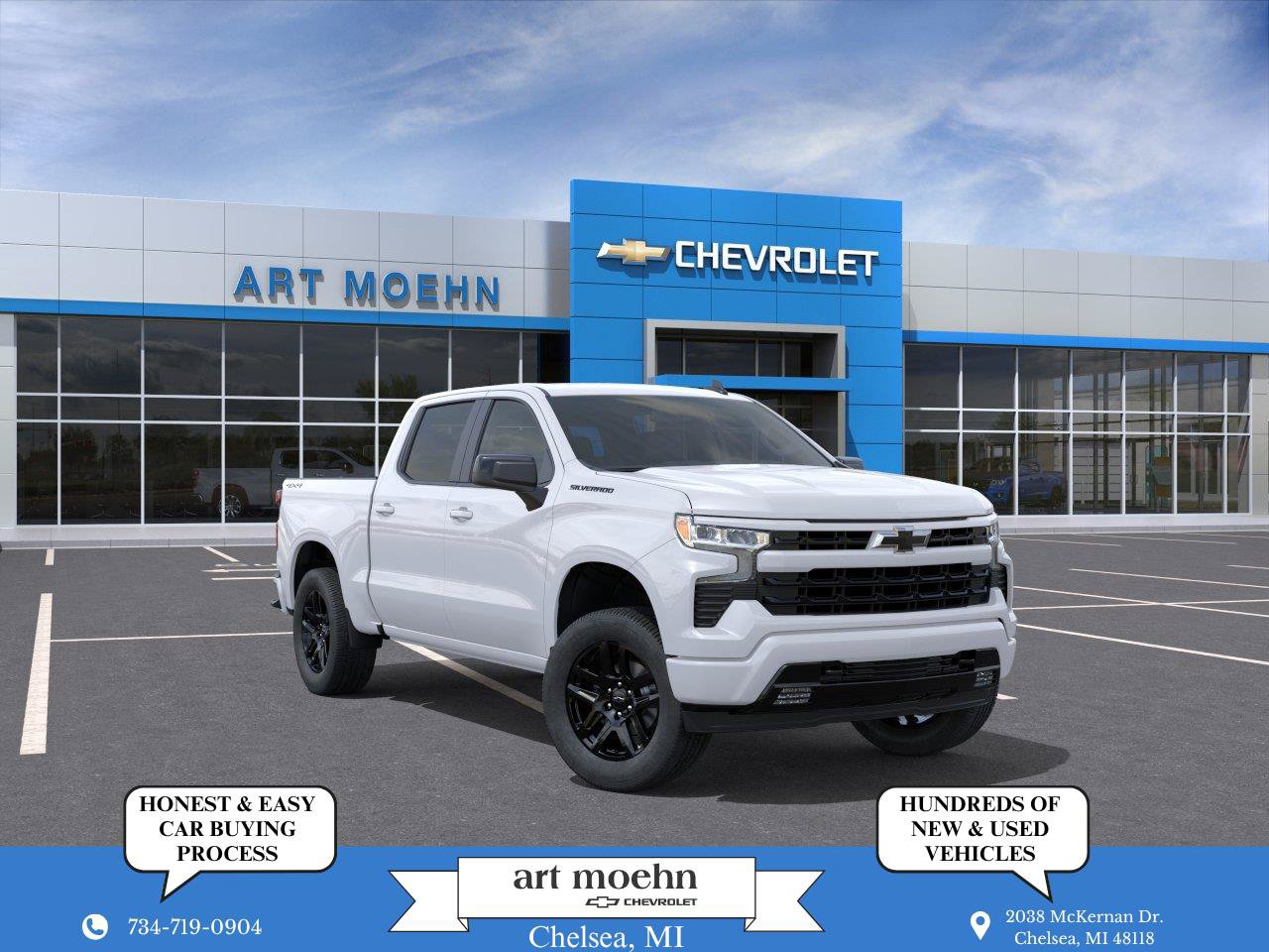 New 2026 Chevrolet Silverado 1500 RST w/ Dark Appearance Package AWD/4WD image 1