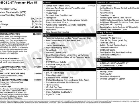 Used 2021 Audi Q3 2.0T Premium Plus w/ Premium Plus Package image 1