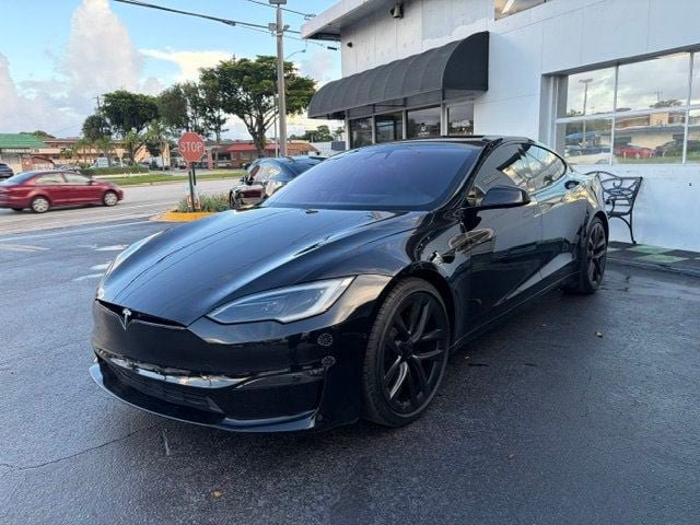 Used 2021 Tesla Model S Plaid AWD/4WD image 2