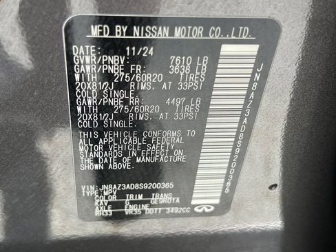 Used 2025 INFINITI QX80 Pure RWD image 30
