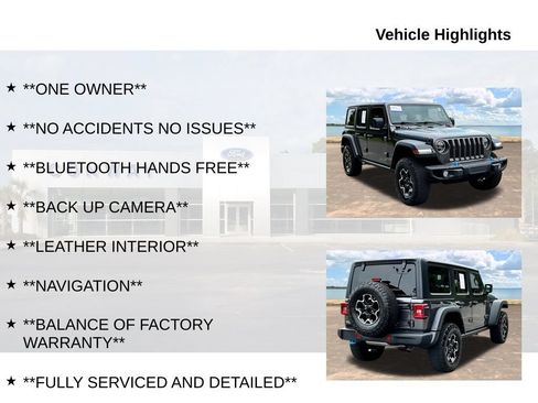 Used 2022 Jeep Wrangler Unlimited Rubicon 4xe w/ Steel Bumper Group AWD/4WD image 6