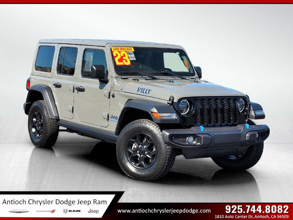Certified 2023 Jeep Wrangler Unlimited w/ Cold Weather Group AWD/4WD image 1