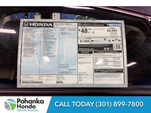 New 2026 Honda Accord Hybrid EX-L image 22