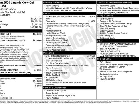 Used 2024 RAM 2500 Laramie w/ Night Edition AWD/4WD image 4