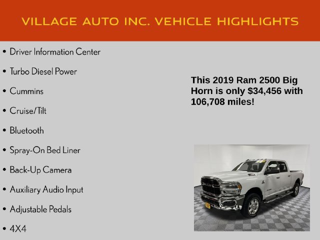 Used 2019 RAM 2500 Big Horn AWD/4WD image 21