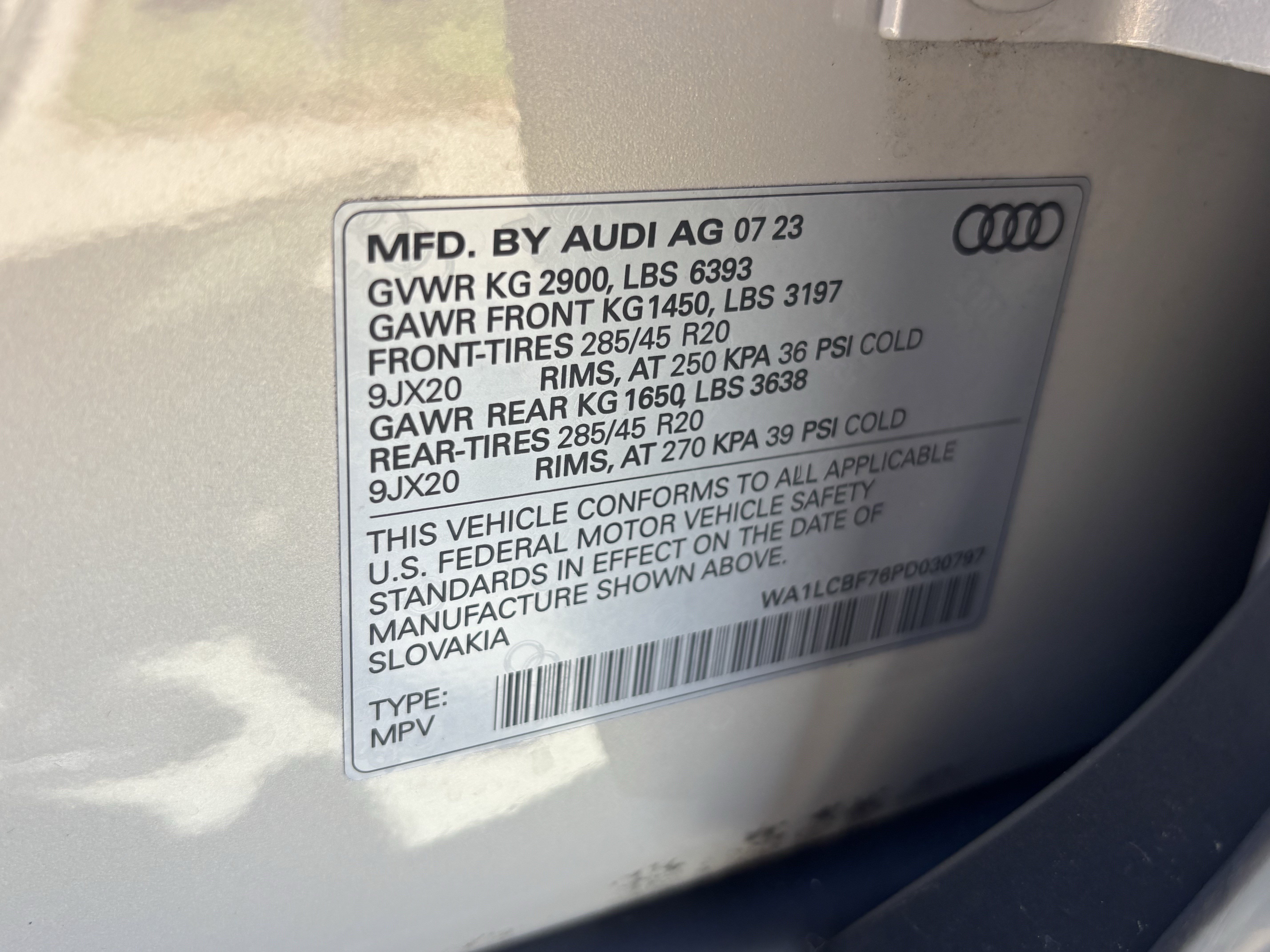 Certified 2023 Audi Q7 2.0T Premium Plus w/ Premium Plus Package AWD/4WD image 37