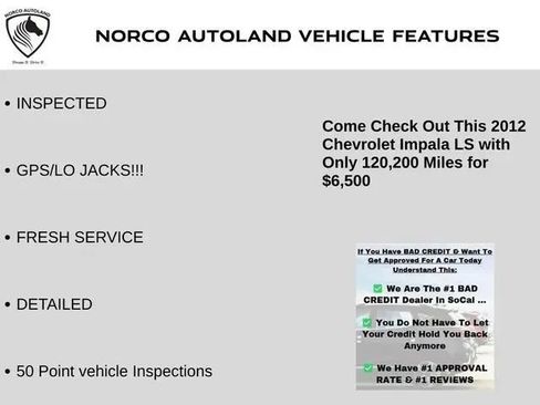 Used 2012 Chevrolet Impala LS FWD image 7