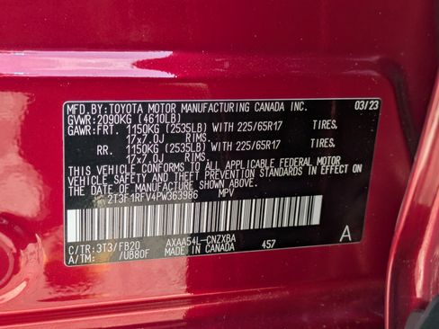Used 2023 Toyota RAV4 LE AWD/4WD image 23